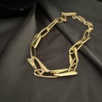 Choker Gold Renk Ataç Model Kolye - Görsel 2