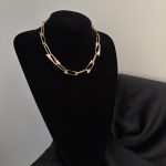Choker Gold Renk Ataç Model Kolye - Görsel 3